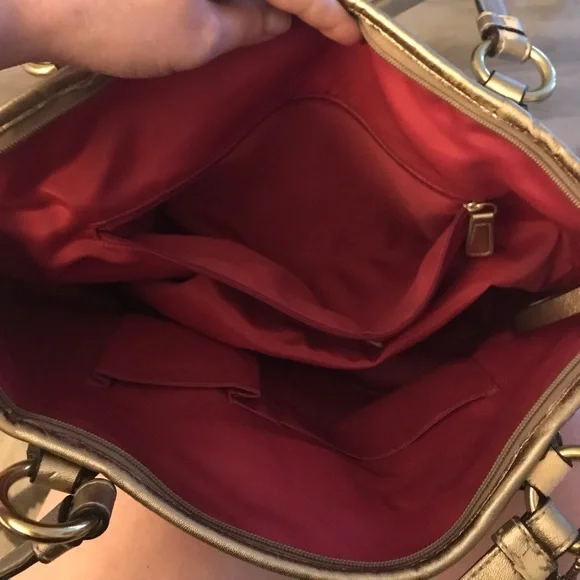 Multicolored Authentic Coach bag with strap and zipper - Picture 13 of 13